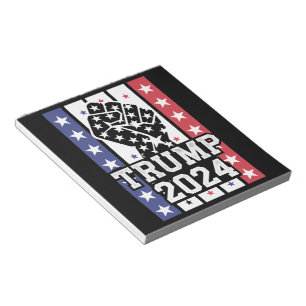 Trump 2024 Fist Outlaw Hillbilly J.D.Vance 2024 Notepad
