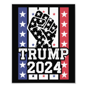 Trump 2024 Fist Outlaw Hillbilly J.D.Vance 2024 Photo Print