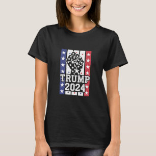Trump 2024 Fist Outlaw Hillbilly J.D.Vance 2024 T-Shirt