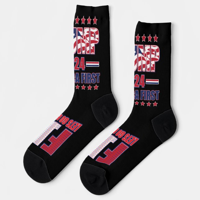 Trump 2024 FJB Socks (Left)