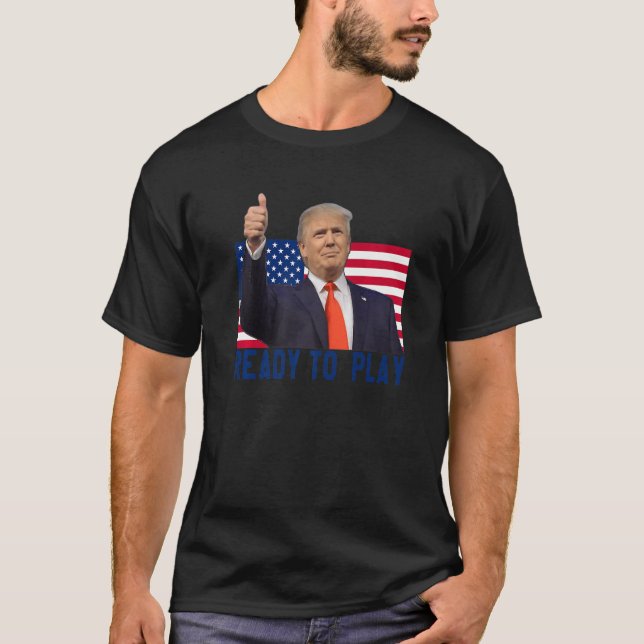 Trump 2024 Flag 45 47 Election Save America Again  T-Shirt (Front)