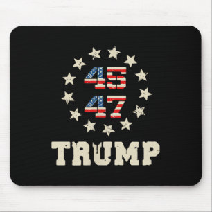 Trump 2024 Flag (on Back) Take America Back Trump Mouse Pad