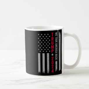 Trump 2024 Flag Victory J.d.vance President 47 Tru Coffee Mug
