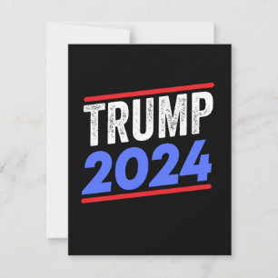 Trump 2024 For President Donald Jr. Maga Election Save The Date