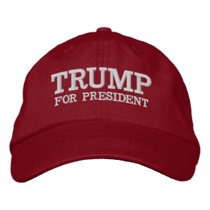 Trump 2024 For President Embroidered Hat