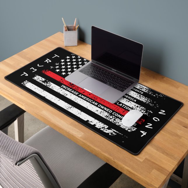Trump 2024 Gun Rights Art Personalized Desk Mat (Office 2)