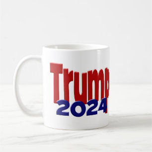 Trump 2024 half coffee mug