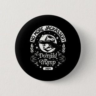 Trump 2024 Head Cowboy Usa 2024 Vote Election Us  2 Inch Round Button