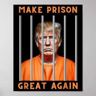 Trump 2024 In Prison  Poster