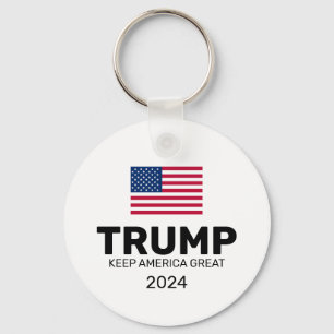 Trump 2024 Keep America Great Keychain