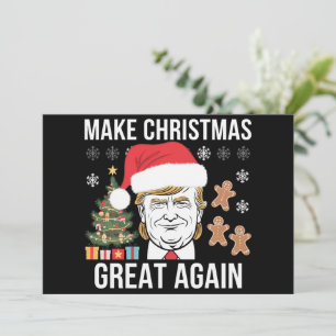 Trump 2024 Make Christmas Great Again Election Holiday Card