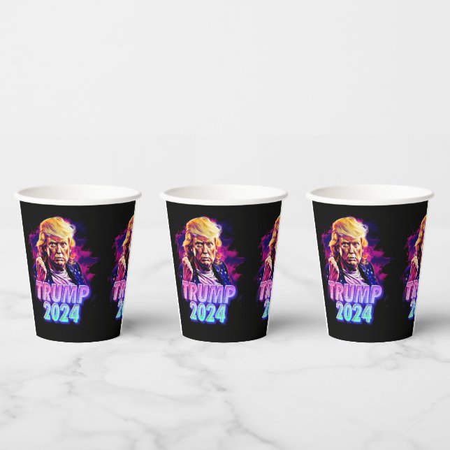 Trump 2024 - miami vice paper cups (Multi)