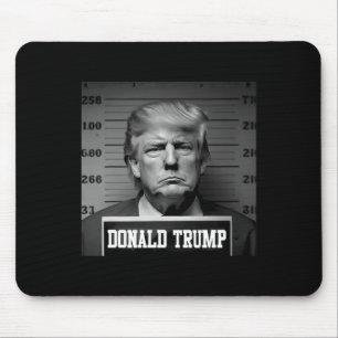 Trump 2024 Mugshot Trump Mug Shot President  Mouse Pad