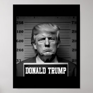 Trump 2024 Mugshot Trump Mug Shot President  Poster