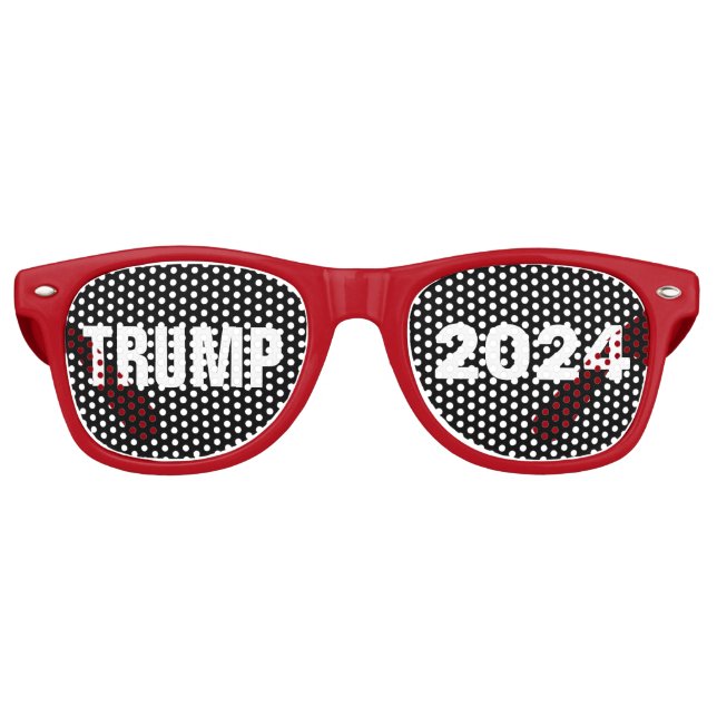 TRUMP 2024 NOVELTY FUNGLASSES SUNGLASSES  (Front)