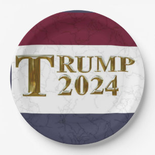 TRUMP 2024 PAPER PLATE
