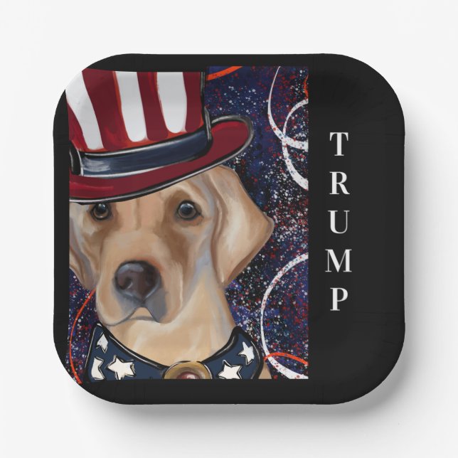 TRUMP 2024 PAPER PLATE (Front)