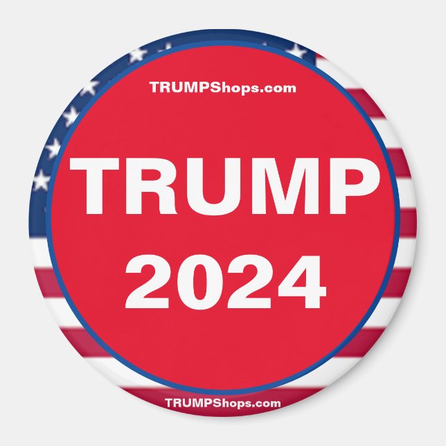 TRUMP 2024 Patriotic Magnet (Front)
