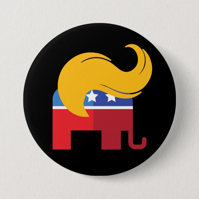 Trump 2024 Presidential Election  3 Inch Round Button (Front)