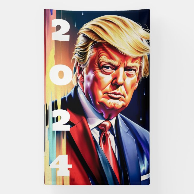 Trump 2024 Presidential Election Banner (Vertical)