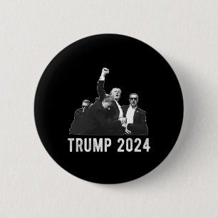 Trump 2024 Presidential Election Conservative Repu 2 Inch Round Button