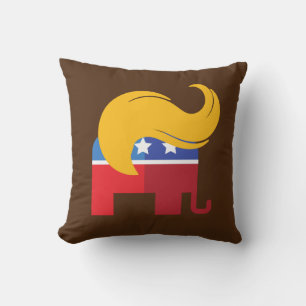 Trump 2024 Presidential Election  Throw Pillow