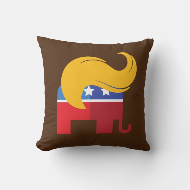 Trump 2024 Presidential Election  Throw Pillow (Front)