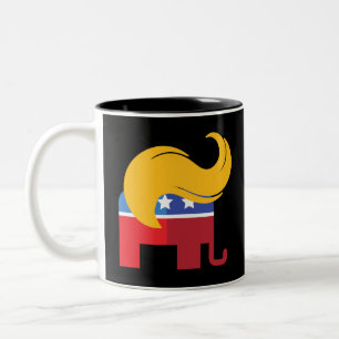 Trump 2024 Presidential Election Two-Tone Coffee Mug