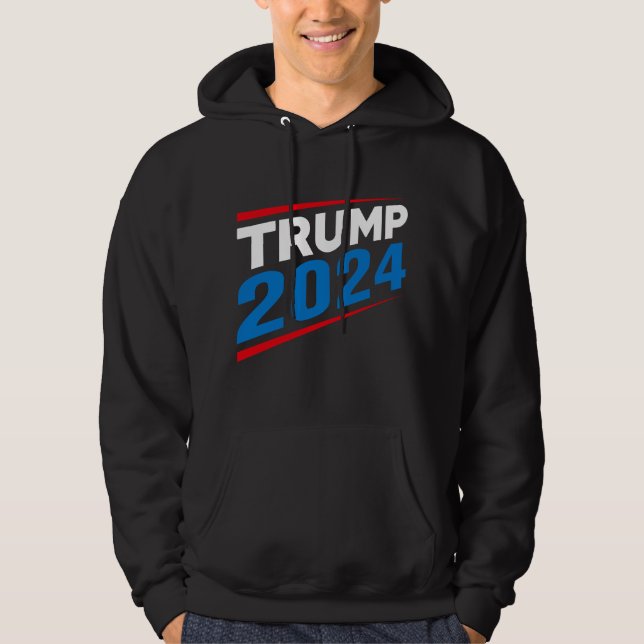 Trump 2024 prisident election anti liberal  hoodie (Front)