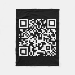 Trump 2024 Qr 4547 Tee Trump Dancing Code 1  Fleece Blanket