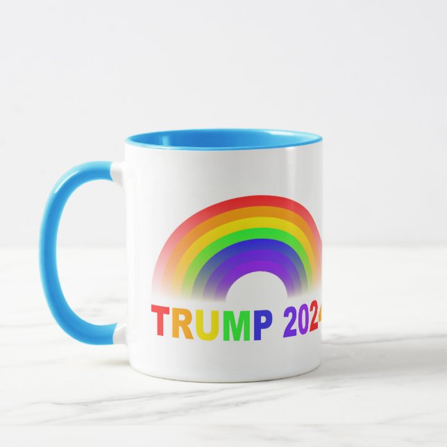 Trump 2024 Rainbow Mug (Left)