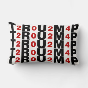 Trump 2024 Red Lumbar Pillow