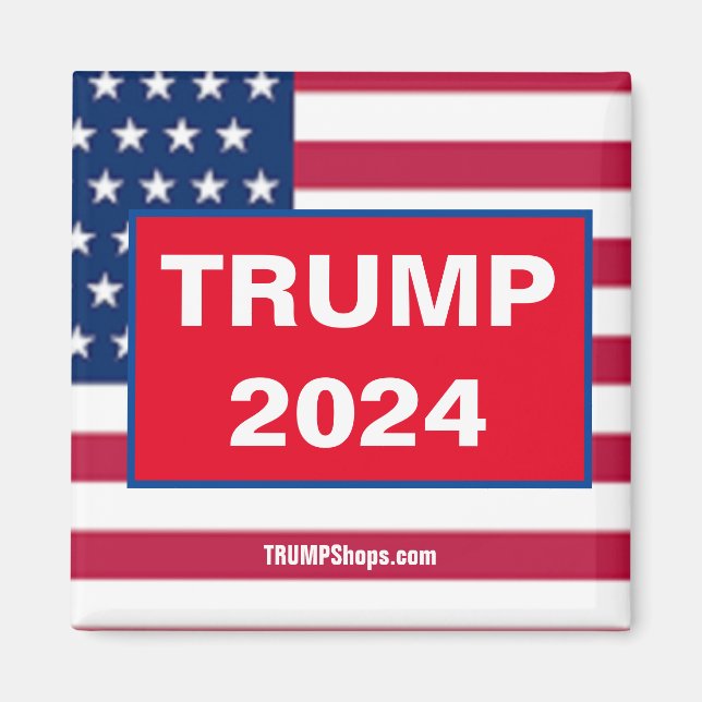 TRUMP 2024 red magnet (Front)
