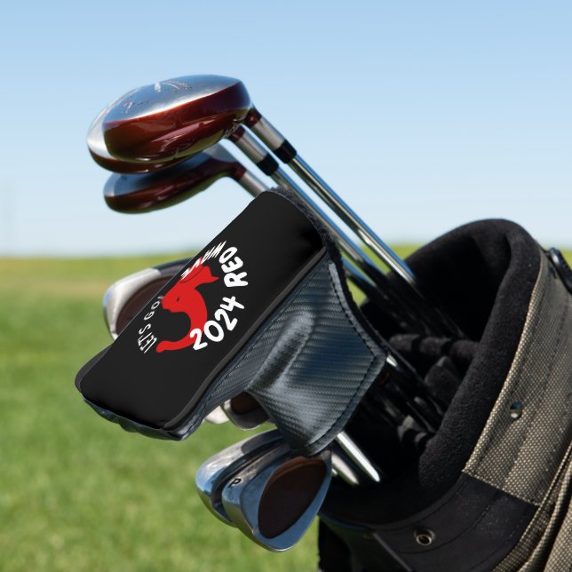 TRUMP 2024 RED WAVE LET'S GO GOLF HEAD COVER (In Situ)