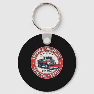 Trump 2024 Retro Trump's Snowflake Removal Service Keychain