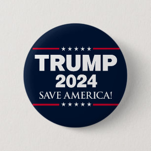 Trump 2024 Save America 2 Inch Round Button