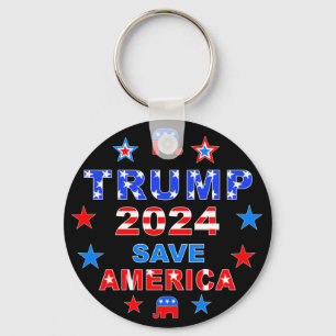 TRUMP 2024 SAVE AMERICA KEYCHAIN