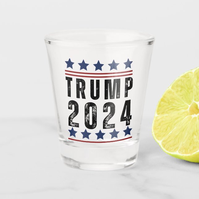 Trump  2024 shot glass (Front)