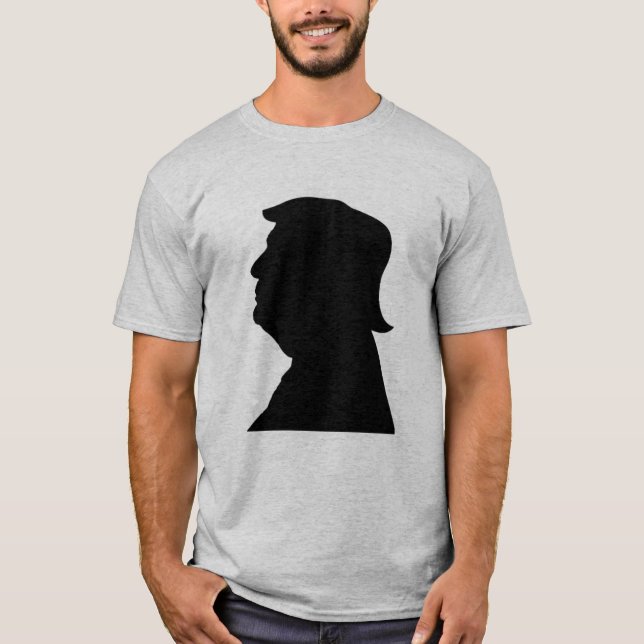 Trump 2024 Silhouette  T-Shirt (Front)
