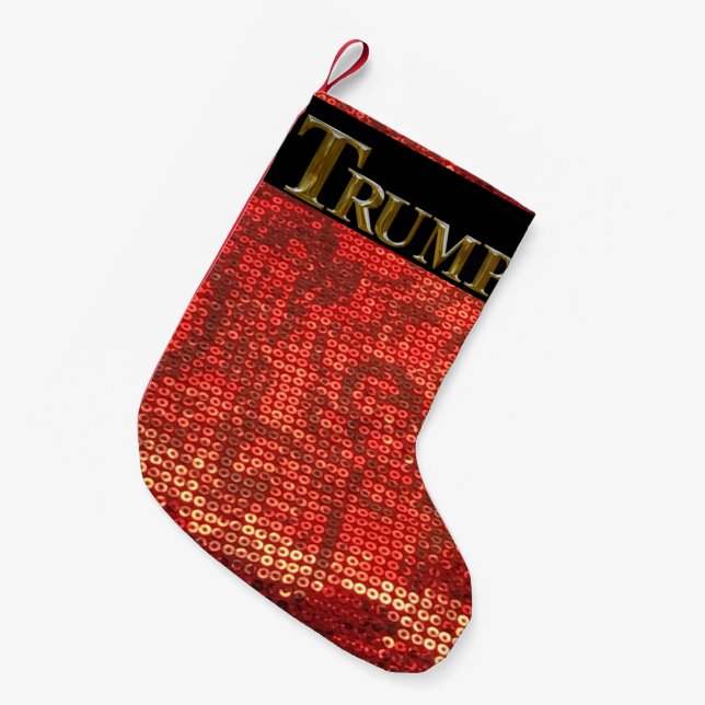 TRUMP 2024 SMALL CHRISTMAS STOCKING (Front (Hanging))