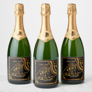 TRUMP 2024 SPARKLING WINE LABEL