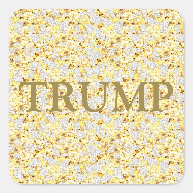 TRUMP 2024 SQUARE STICKER (Front)