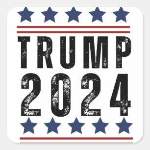 Trump  2024 square sticker