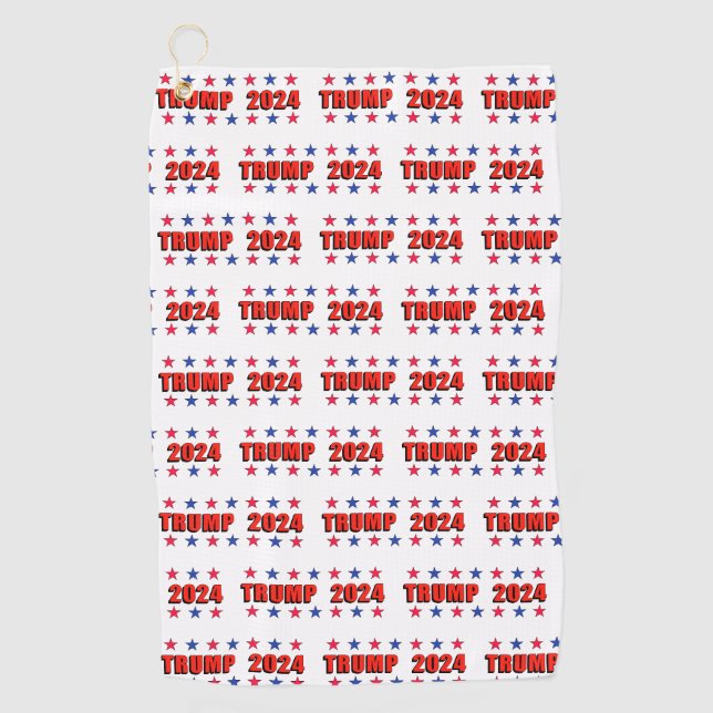 Trump 2024 Stars Golf Towel (Front)