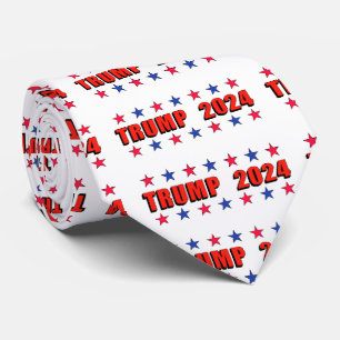 TRUMP 2024 Stars Neck Tie