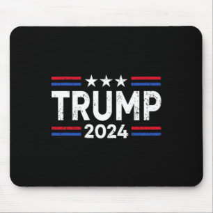Trump 2024 Take America Back American Flag (2 Side Mouse Pad