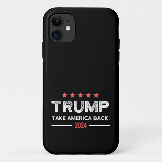 Trump 2024 Take America Back Case-Mate iPhone Case (Back)