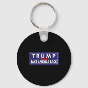Trump 2024 Take America Back Election Patriotic Se Keychain
