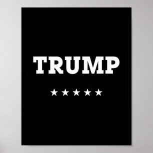 Trump 2024 Take America Back Election Red Poster