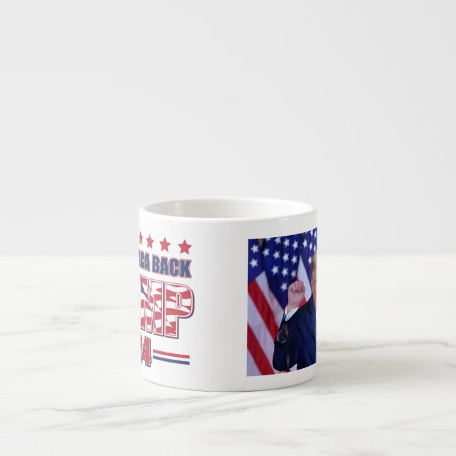 Trump 2024 Take America Back Espresso Cup (Front)